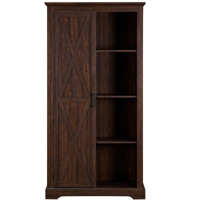 NicBex 74.4 Inch Kitchen Pantry Storage Cabinet with Adjustable Shelves for Dining Room,Bathroom,Kitchen