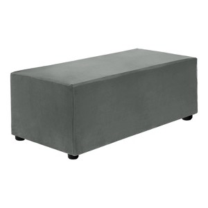 Unique Bargains Stretchy Soft Comfortable Rectangular Foot Stool Cover - 1 of 4