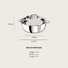 All-Clad D3 3-Ply Stainless Steel Dutch Oven 5.5 Quart Induction Oven Broiler Safe 600F Pots and Pans, Cookware Silver - 3 of 4