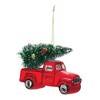 Glittered Glass Pickup Truck Ornament (Set of 6) - 2 of 4