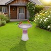 SpassWay 17" Dia Outdoor Indoor Ceramic Planter Pot Decorative Planter with Drainage Hole Patio Flower Pot - 2 of 4