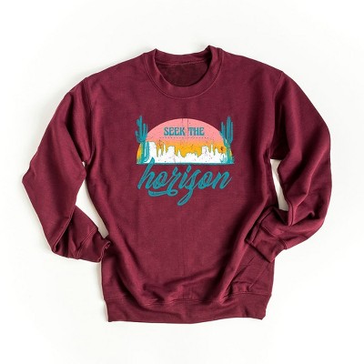 Simply Sage Market Women's Graphic Sweatshirt Seek The Horizon
