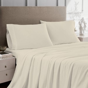 100% Cotton Percale Sheet Set - Color Sense - 1 of 4