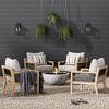 Nathan James 4pc Freya Bohemian Outdoor Arm Chairs - 2 of 4