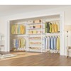 Timate P3 Closet Organizer System, Expandable Wall Mounted Clothes Rack, Industrial Pipe Garment Rack , Fits Spaces 6'4"-9'3" - 2 of 4