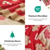 Snuggle Sac Christmas Throw Blanket Soft Knit Bed Blanket 50x60" - 4 of 4