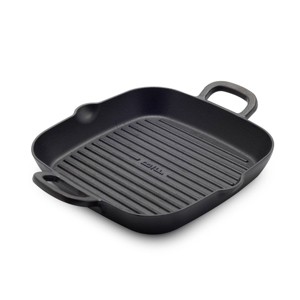 Bobby Flay 11" Cast Iron Square Grill with Dual Handles and Spouts - 1 of 4