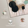Art Remedy Spheres with Gold Contemporary Shapes Abstract Wall Art Framed - 4 of 4