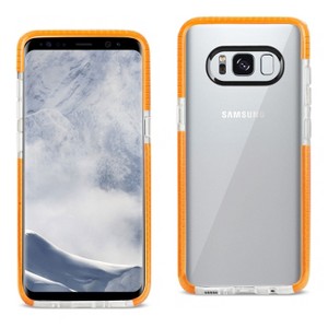 Reiko Samsung Galaxy S8 Edge /S8+/ S8 Plus Soft Transparent TPU Case in Clear Orange - 1 of 4