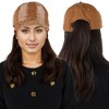 Anna-Kaci Vintage Washed Distressed Baseball Cap Denim Cotton Adjustable Dad Hats for Women Men - 2 of 4