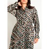 ELOQUII Women's Plus Size Pleated Skirt Fit And Flare Dress - 3 of 4