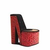 CAVINAS 9" Display Jewelry Box Hidden Storage High Heel Shoe Design Jewelry Armoire Organizer - 2 of 4