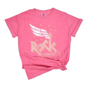 Simply Sage Market Women's Rock Forever Short Sleeve Garment Dyed Tee - 1 of 2