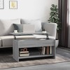 vidaXL Coffee Table Gray Sonoma 40.2"x19.7"x20.7" Engineered Wood - 2 of 4
