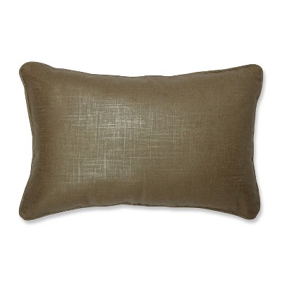 Alchemy Linen Copper Lumbar Throw Pillow Copper - Pillow Perfect