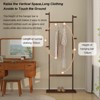TOBILI Garment Rack solid wood hanger Solid environmental protection easy to assemble beautiful can be placed in the bedroom/entrance - 3 of 4