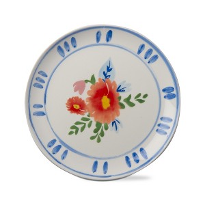 tagltd Dolce Vita Fiori Appetizer Plate Dinnerware Serving Plates - 1 of 2