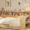 Full Size Wooden Daybed with Built-In Desk, Multi-Functional Frame with Storage Shelves and Drawers, Space-Saving Design-Maison Boucle - 2 of 4