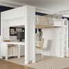 Polibi Queen Loft Bed with Built-in Wardrobe, Desk, USB Charging Headboard & Storage Shelf - 2 of 4