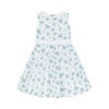Hope & Henry Heirloom Baby Girls' Linen Sleeveless Peter Pan Collar Tea Dress with Waist Sash, Infant - 3 of 4