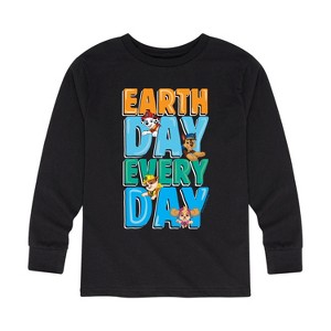 Boys' - Paw Patrol - Earth Every Day Long Sleeve Graphic T-Shirt - 1 of 4