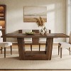 Tribesigns 63-Inch Dining Table for 4-6, Farmhouse Rectangular Kitchen Dinner Table with Heavy-Duty Base for Living Room - 4 of 4