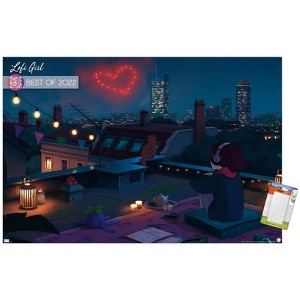 Trends International Lofi Girl - Best of 2022 Unframed Wall Poster Prints - 1 of 4