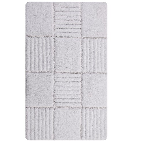 Threshold Bath Rug Set of 2 White Non-skid backs