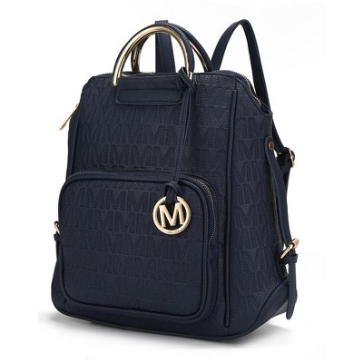 MKF Collection Torra Milan “M” Signature Trendy Spacious Backpack by Mia K