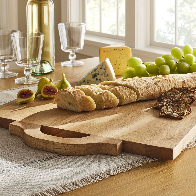 Large Handled Serving Board Brown - Threshold&#8482; designed with Studio McGee, 3 of 7