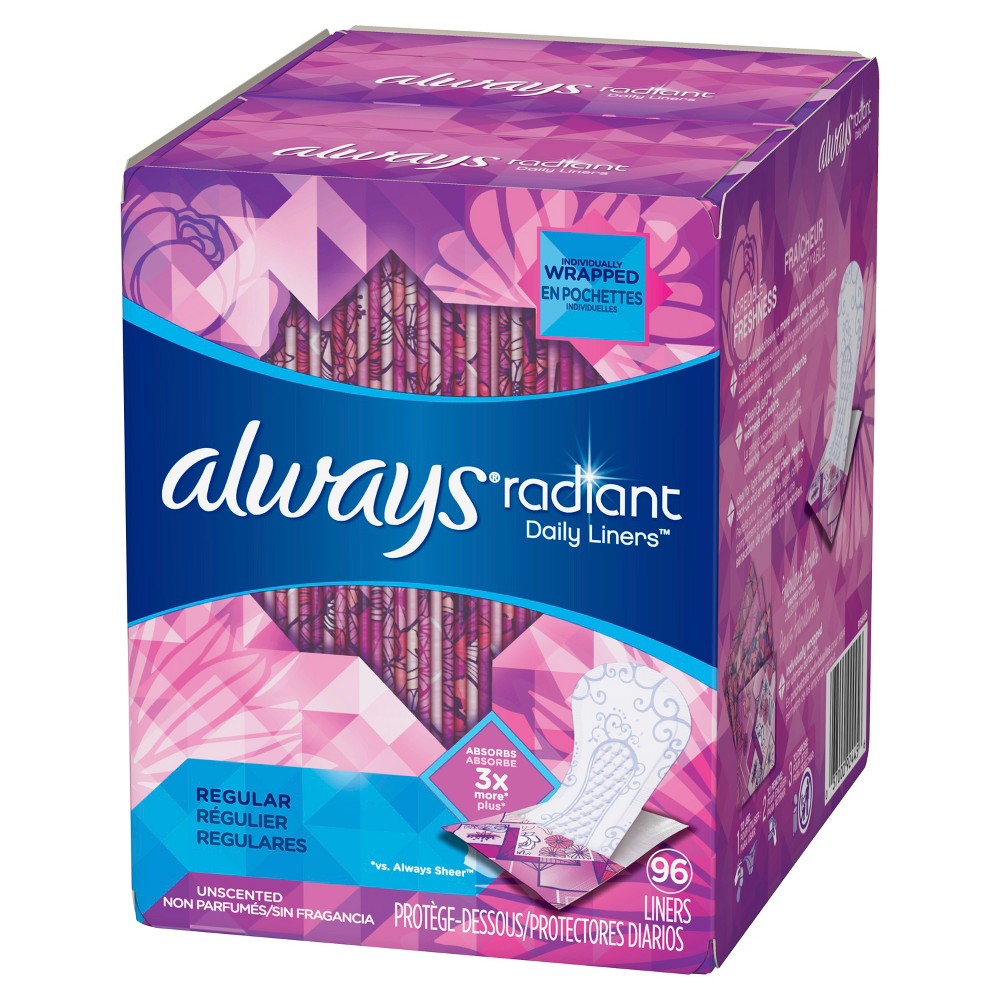 Always Panty Liners UPC & Barcode | upcitemdb.com