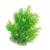 Unique Bargains Ceramic Base Flowers Green Emulated Water Grass Fish Tank Ornament 6.7" Yellow - 3 of 3