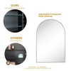 TEHOME Arched Bathroom Medicine Cabinet with Mirror Recessed and Surface Mount Medicine Cabinet Mirror - 3 of 4