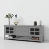 TV Stand for TVs up to 60'', Entertainment Center with Multifunctional Storage, Media Console with Modern Design for Living Room, Bedroom - 2 of 4