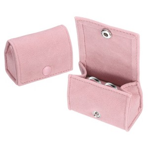 Unique Bargains Portable Soft Arched Design Small Travel Rings Jewelry Box - 1 of 4