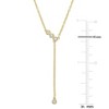 CREATED FOREVER  |   18k Yellow Gold Plated Sterling Silver 1/8 CT Lab Grown Diamond TW Necklace With Chain - 3 of 4