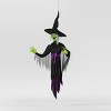 60" Light and Sound Dark Witch Ghoul Halloween Decorative Prop - Hyde and EEK! Boutique™ - 4 of 4