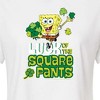 Women's - SpongeBob SquarePants - Luck Of The Square Pants Cropped Graphic T-Shirt - 2 of 4