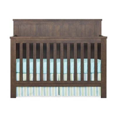 Brushed Truffle Pine 4-in-1 Convertible Crib