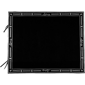 Ludwig Script Logo Drum Rug, 5.25'x6.5' Black - 1 of 1