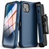 MyBat Pro Maverick Series Case w/ Holster and Tempered Glass for Apple iPhone 16e / 14 / 13 - Black - 2 of 4