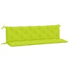 vidaXL Garden Bench Cushions 2 pcs Bright Green 70.9"x19.7"x2.8" Oxford Fabric - 2 of 4