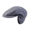 Wigens Men's Melton Wool Slim Ivy Cap with Ear Flaps - 2 of 4
