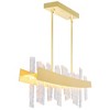 CWI Lighting,Guadiana 39 in LED Satin Gold Chandelier - 3 of 4