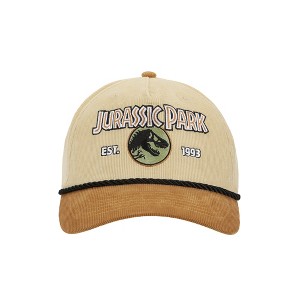 Jurassic Park Est. 1993 Corduroy Grandpa Hat (59cm) - 1 of 4