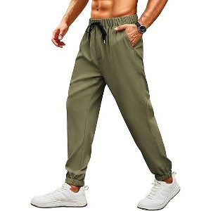 COOFANDY Mens Joggers Pants Regular Fit Casual Pants Lightweight Elastic Waistband Pants with Pockets - 1 of 4