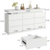 Dyonery 9-Drawer Dresser with Power Outlet and LED Light, 3-Tier Modern Storage Chest with Ample Capacity & Smooth Glides for Bedrooms - 2 of 4