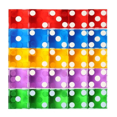 25-pack 19mm Multi-color Dice Set : Target