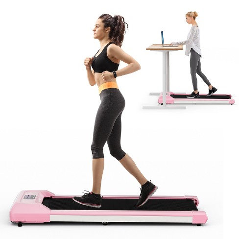 Walking Pad W/265 Lbs Capacity Remote Control & Led Display Under Desk  Treadmill Black : Target