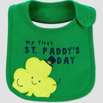 Baby 'My First St. Paddy's Day' Bib - Just One You® made by carter's Green